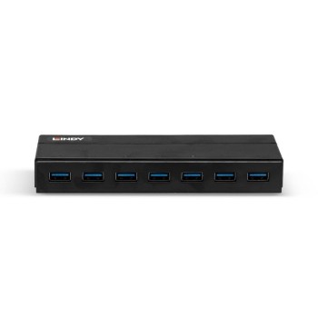Charging Hub Lindy 7 Port USB 3.1, negru, 