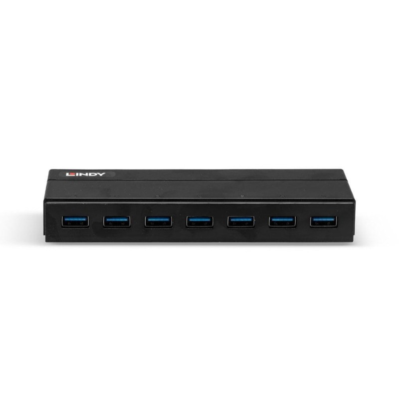 Charging Hub Lindy 7 Port USB 3.1, negru, 