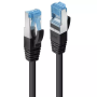 Cablu Lindy 1m Cat.6A S/FTP LSZH, Black, 