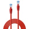 Cablu Lindy 1m Cat.6A S/FTP LSZH, Red, 