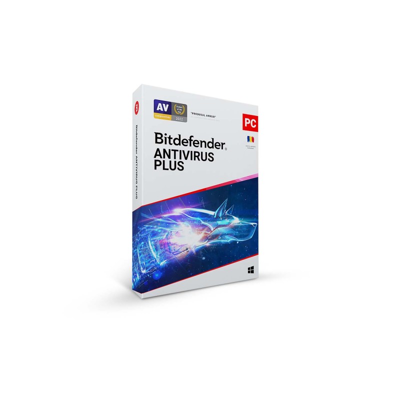 LICENTA Bitdefender Antivirus Plus, 1 utilizator, 2 ani pt. PC, retail 