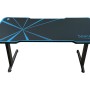 BIROU GAMING Spacer, dimensiuni 1400 x 600 x 18 mm, blat MDF invelit in fibra de carbon cu mousepad pe toata suprafata, suport casti si cana metalice, picioare reglabile manual, RGB, telecomanda wireless 
