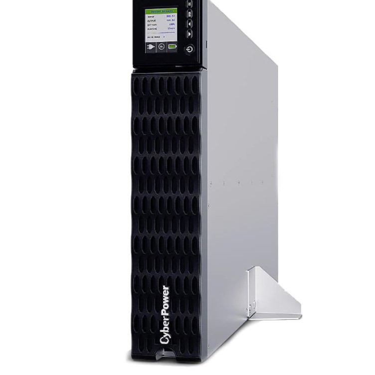 UPS CYBER POWER Online dubla conversie cu sin. pura, cu management, Rack 2U, LCD, 6000VA/6000W, 6x IEC, baterie 12x 12V/7Ah, incarcare pana la 4h, USB, RS232, slot SNMP, APFC, LCD col, EPO, EBM, GreenP, 