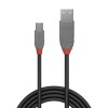 CABLU alimentare si date Lindy pt.smartphone  Mini-USB (T) la USB 2.0 (T), 0.5 m, PVC, negru, 
