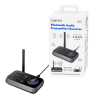 RECEIVER; Transmitter audio Logilink, conect Jack 3.5mm & S/PDIF in/out, dist max.10 m, BT v5.0, suporta dual stream in TX mode,LCD 1.8