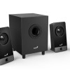 BOXE GENIUS 2.1, RMS: 10W (2 x 3.25W + 1 x 3.5W), black wood, 