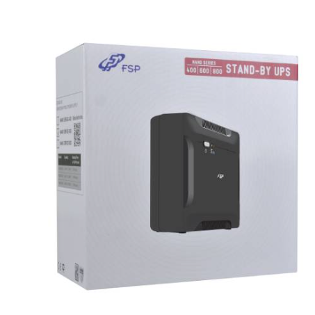 UPS FORTRON  Offline (fara AVR),   600VA/ 360W, 2 x socket Schuko, indicatie status cu LED, 1 baterie 12V/7Ah, 