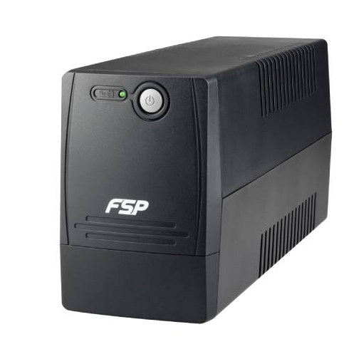 UPS FORTRON Line Int.  fara management,   600VA/ 360W, AVR, 2 x socket Schuko, indicatie status cu LED, 1 baterie 12V/7Ah, 