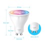 BEC LED wireless TP-LINK, 350lm, 2.9W, fasung GU10, temp culoare 2200K - 6500K,ctr prin smartph.cu apl.Tapo, ajustare auto a luminii in fct. de mom zilei 