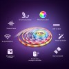 BANDA LED TP-Link Multicolora cu zone de culoare si LED-uri albe,  Wi-Fi 2.4 Ghz incorporat,consum 13W/buc, banda 5m, control prin aplicatia Tapo, comenzi vocale 