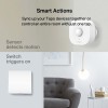 INTRERUPATOR inteligent TP-LINK, necesita hub Tapo H100 pentru functionare, programare prin smartphone aplicatia Tapo, 2 x baterii AAA, WiFi, alb 
