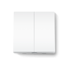INTRERUPATOR inteligent TP-LINK, necesita hub Tapo H100 pentru functionare, 2 comutatoare,  programare prin smartphone aplicatia Tapo, 2 x baterii AAA, WiFi, alb 