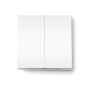 INTRERUPATOR inteligent TP-LINK, necesita hub Tapo H100 pentru functionare, 2 comutatoare,  programare prin smartphone aplicatia Tapo, 2 x baterii AAA, WiFi, alb 