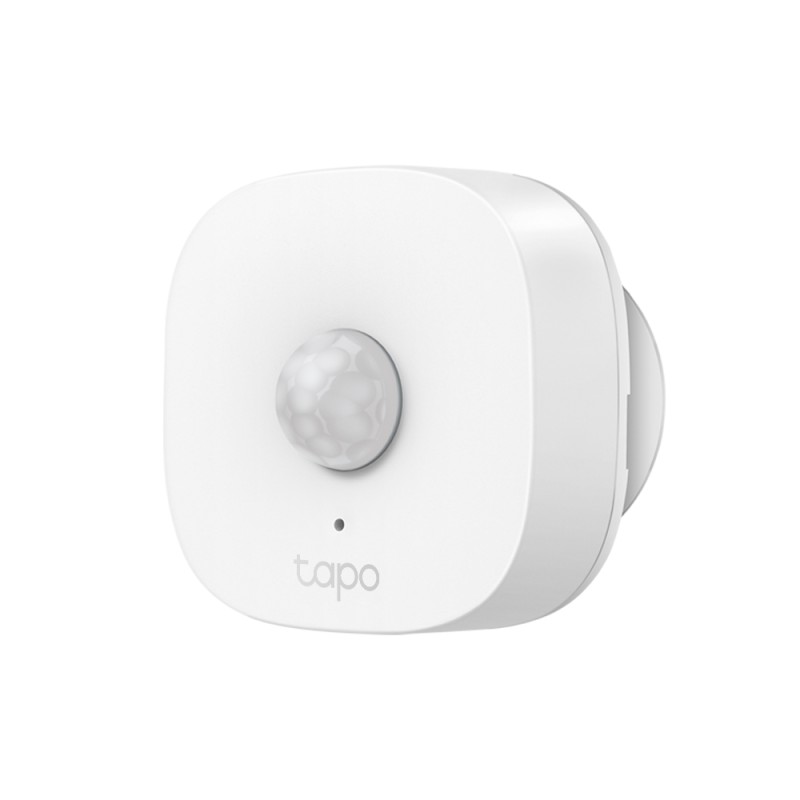SENZOR SMART de miscare TP-LINK, necesita hub Tapo H100 pentru functionare, raza pana la 7m, programare prin smartphone aplicatia Tapo, 1xbaterii CR2450, WiFi, alb 