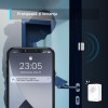 SENZOR SMART de miscare TP-LINK, necesita hub Tapo H100 ptr functionare, securitate pentru ferestre si usi,  progr smartph aplic Tapo, 1xbaterii CR2450, WiFi, alb 