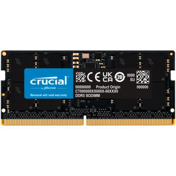 CRUCIAL 16GB DDR5-4800 SODIMM CL40 (16GBit) 