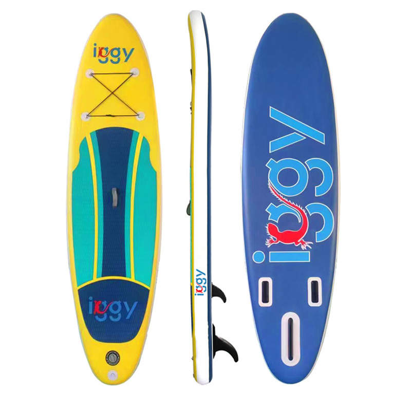 PADDLE BOARD iggy,stand up,gonflabila,305x81x15cm,single layer,suprafata anti-alunecare,acc:1 rucsac,1 aripioara mare,2 aripioare mici,1 kit reparatii,1 cordon siguranta,1 vasla,1 pompa 