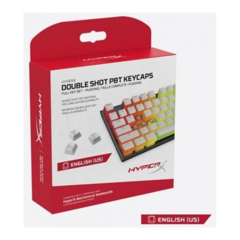 HP HYPERX KEYCAPS FULL KEY SET WH 
