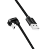CABLU alimentare si date LOGILINK, pt. smartphone, USB 2.0, USB Type-C (T) la USB-A (T) la 180 grade, 2m, 2 x ecranat, aluminiu, negru, 