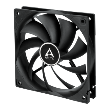 VENTILATOR ARCTIC PC, F12 PWM , 120x120x25mm,  w/ PWM, low noise FD bearing, Black, 
