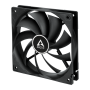 VENTILATOR ARCTIC PC, F12 PWM , 120x120x25mm,  w/ PWM, low noise FD bearing, Black, 