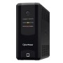 UPS CYBER POWER Line Int. cu sin. simulata, cu management, Tower, LED, 1050VA/630W, AVR, 4x Schuko, baterie 2x 12V/5Ah, incarcare pana la 6h, USB, 2x RJ45, tehn. GreenPower, 
