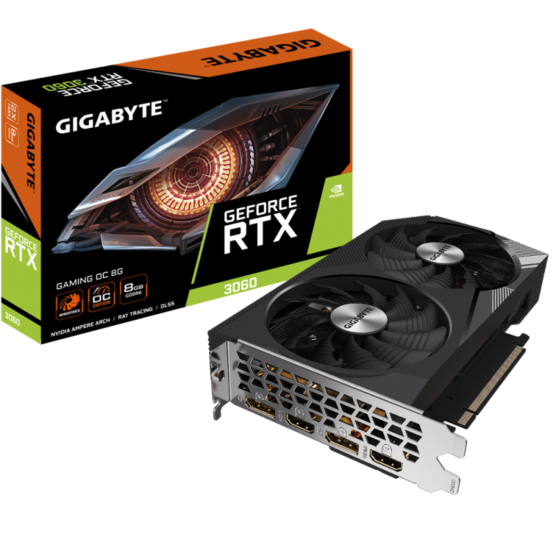 GB GeForce RTX 3060 GAMING OC 8G 