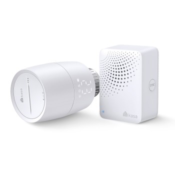 ROBINET CU TERMOSTAT si valva TP-Link, frecventa functionare 868 MHz, include HUB control pana la 32 calorifere, contine 2 baterii AA 