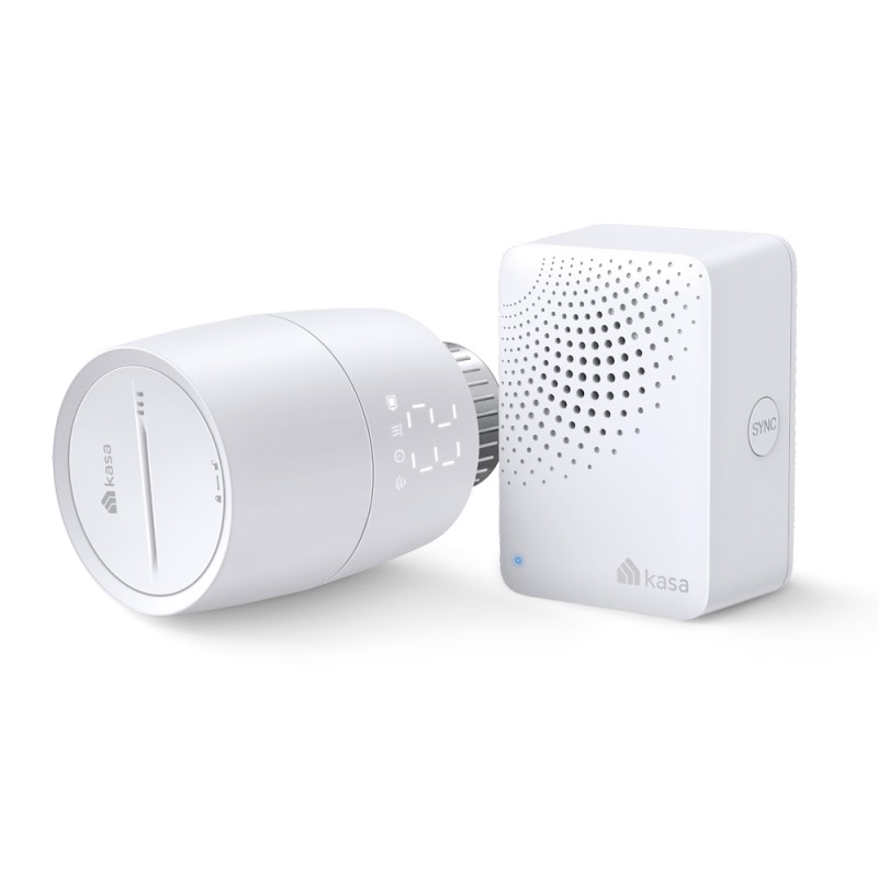 ROBINET CU TERMOSTAT si valva TP-Link, frecventa functionare 868 MHz, include HUB control pana la 32 calorifere, contine 2 baterii AA 