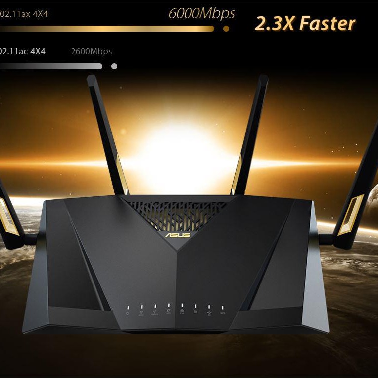 ASUS ROUTER AX6000 DUAL-BAND RTAX88U PRO 