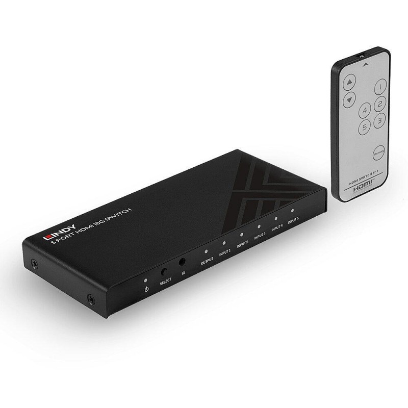 Lindy 5 Port HDMI 18G Switch 