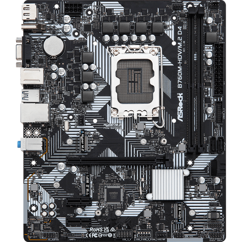 MB Asrock B760M-HDV/M.2 DDR4 