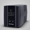 UPS CYBER POWER Line Int. cu sin. simulata, cu management, Tower, LED, 1500VA/900W, AVR, 4x Schuko, baterie 2x 12V/7Ah, incarcare pana la 8h, USB, incarcare USB-A/USB-C, 2x RJ45, tehn. GreenPower, 