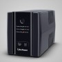 UPS CYBER POWER Line Int. cu sin. simulata, cu management, Tower, LED, 2200VA/1320W, AVR, 4x Schuko, baterie 2x 12V/9Ah, incarcare pana la 8h, USB, incarcare USB-A/USB-C, 2x RJ45, tehn. GreenPower, 