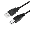 CABLU USB LOGILINK pt. imprimanta, USB 2.0 (T) la USB 2.0 Type-B (T), 2m, negru, 