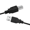 CABLU USB LOGILINK pt. imprimanta, USB 2.0 (T) la USB 2.0 Type-B (T), 2m, negru, 