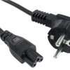 CABLU alimentare GEMBIRD notebook  1m, intrare Shucko, iesire C5, 16A, certificare VDE, bulk, black, 