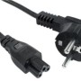 CABLU alimentare GEMBIRD notebook  1m, intrare Shucko, iesire C5, 16A, certificare VDE, bulk, black, 