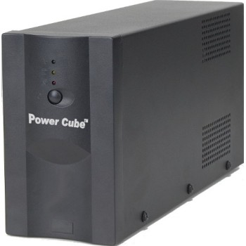 UPS GEMBIRD Line Int. cu sin. simulata, fara management, Tower, LED,  650VA/390W, AVR, 2x IEC, baterie 1x 12V/7Ah, incarcare pana la 12h, 