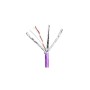 Cablu F/FTP cat.6A, manta LSZH, Euroclass Dca-s1a, d1, a1 - 500m/tambur, Violet - Molex 