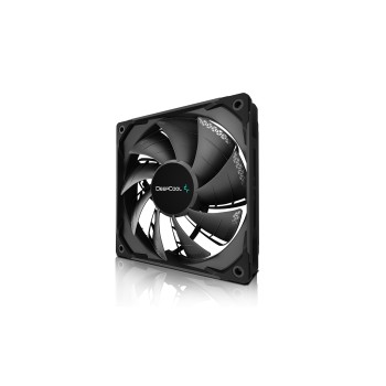 VENTILATOR  DEEPCOOL PC TF120S BLACK, 120x120x25 mm, 1500rpm, control PWM, fara LED, 1 ventilator, 4-pin PWM, negru, 