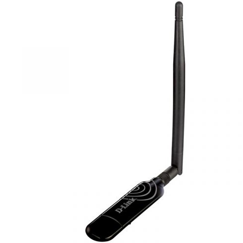 ADAPTOR RETEA D-LINK, extern wireless 2.4 GHz, USB 2.0, antena 5dB detasabila, port, 300 Mbps, 