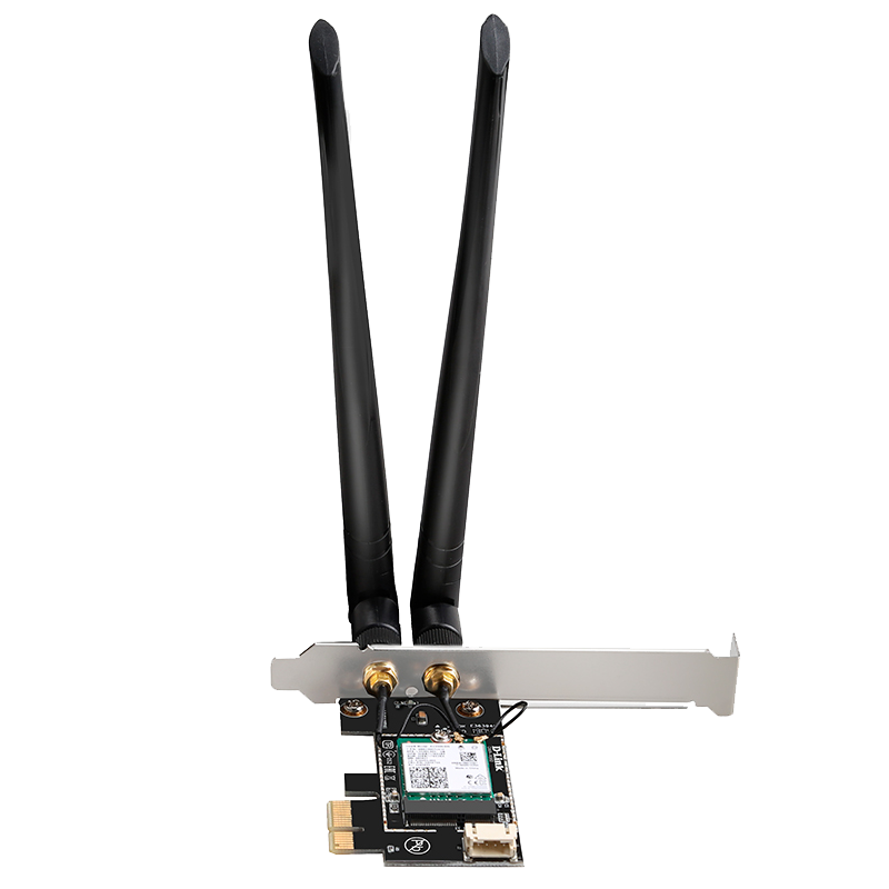 ADAPTOR RETEA D-LINK AX 3000, intern PCI-EX, wireless Wi-Fi 6, Bluetooth 5.0 connectivity, 2 x antena externa 5 dBi, 