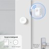 BUTON inteligent TP-LINK, necesita hub Tapo H100 pentru functionare, programare prin smartphone aplicatia Tapo, 1 x baterie CR2032, WiFi, alb 