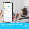 SENZOR SMART de temp si umiditate TP-LINK, necesita hub Tapo H100 ptr functionare,programare prin smartph aplic Tapo,display 2.7