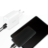 ALIMENTATOR retea 220V LOGILINK, universal, 2 x USB-C,  maxim 11V/1.8A, GaN 40W, suport OCP/OVP/OHP/SCP, alb, 