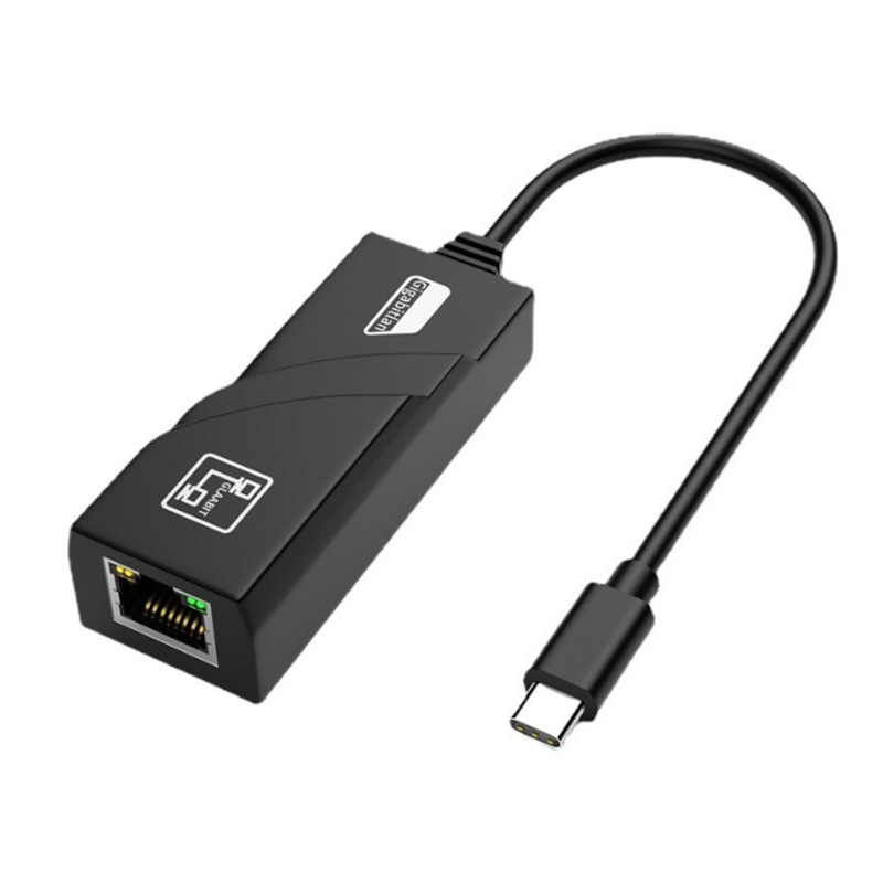 ADAPTOR RETEA USB SPACER adaptor, USB 3.1 Type-C (T) la RJ45 (M), 0.15m, 10/100/1000 Mbit/s, Grey, 