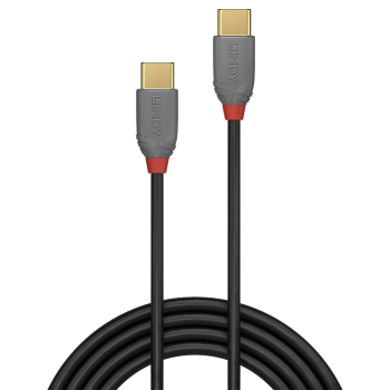 CABLU alimentare si date Lindy pt.smartphone  USB Type-C (T) la USB Type-C (T), 2 m, PVC, gri, 