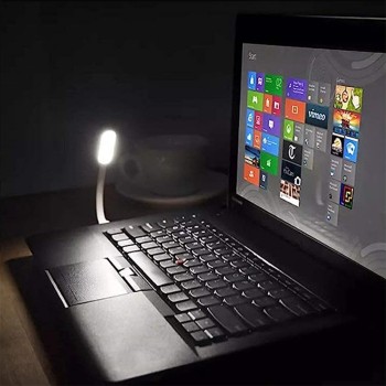 LAMPA LED USB pentru notebook, SPACER, white, 
