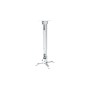 Suport universal de tavan pentru videoproiector, reglabil, 43-65 cm, Argintiu, Techly, ICA-PM 16 